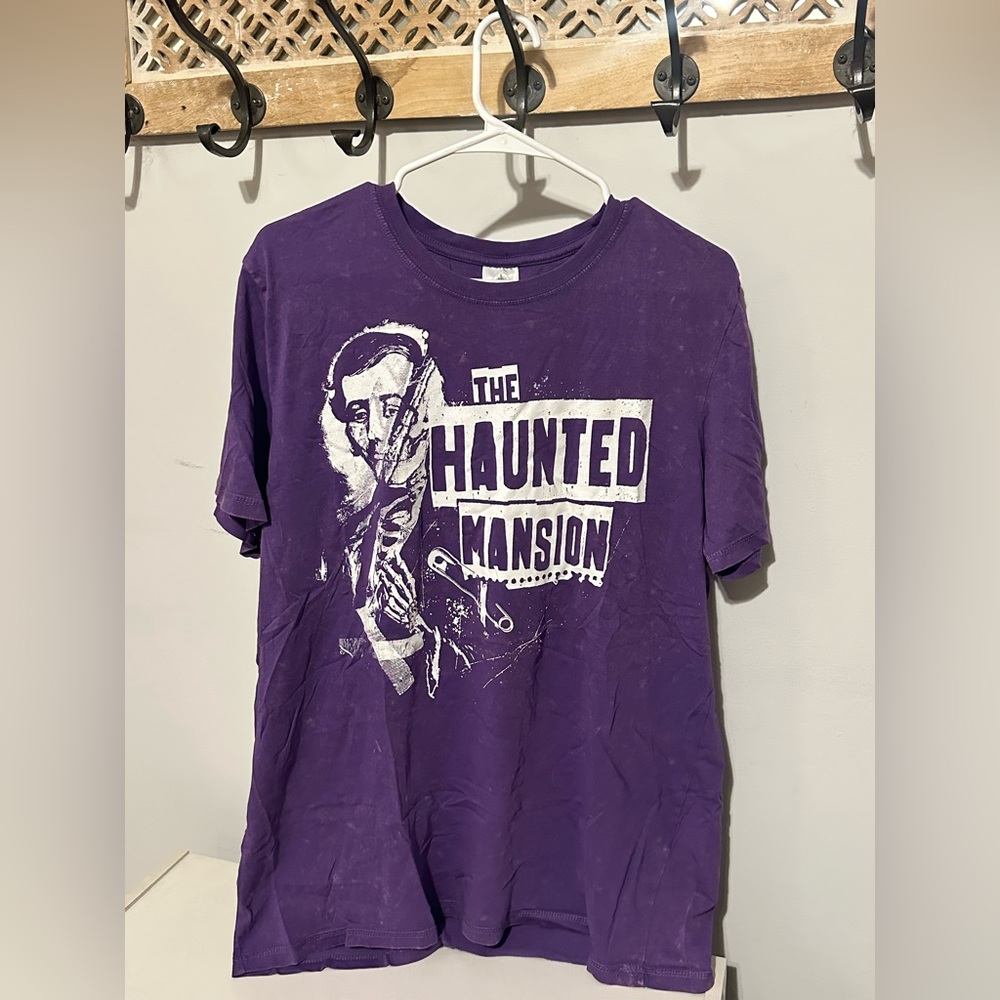 Disney Haunted Mansion Shirt Tie Dye Ghost Host Skeleton Parks Merch Halloween L